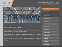 Tablet Screenshot of hv-doerner.de